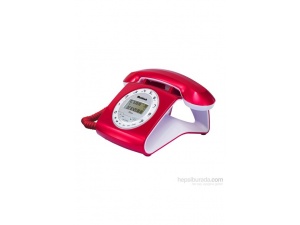 Multitek RETRO CID Masa Telefonu - Kırmızı