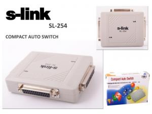 S-link SL-254 4 Port Otomatik Switch
