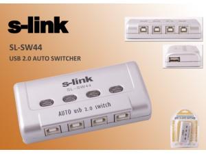 SL-SW44 2 Port Usb 2.0 Switch S-link