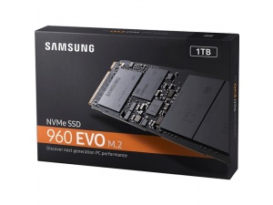 Samsung 960 EVO NVMe 1TB 3200MB-1900MB/s M.2 SSD MZ-V6E1T0BW
