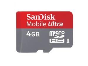 MicroSDHC Mobile Ultra 4GB Class 6 Sandisk