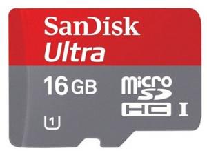 MicroSDHC Ultra 16GB Class 10 Sandisk