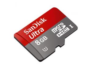 MicroSDHC Ultra 8GB Class 10 Sandisk