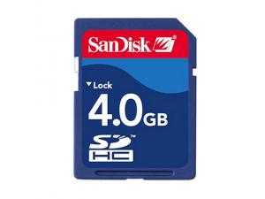 SecureDigital 4GB Class 4 (SDHC) Sandisk
