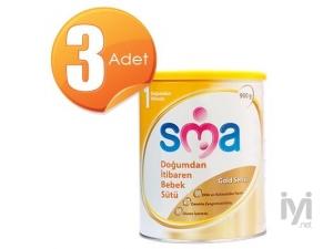 SMA Gold 1 Biberon Maması 900 gr 3 Adet
