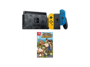 Nintendo Switch Fortnite Wildcat Edition Konsol + Harvest Moon Light Of Hope Oyunu
