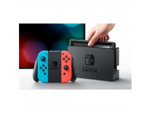 Nintendo Switch Konsol Neon Red Blue Joy / Con - Yeni V2 Model