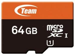64 GB Secure Dijital UHS-1 Kart Team TMMSD64GUHS Team