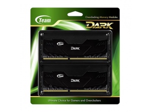 Team 8GB 2400MHz DDR3 Overclocking Dark Series Gaming Soğutuculu Dual-Channel Ram Bellek