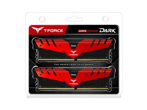 Team 8GB 2666MHz DDR4 Overclocking Dark T-Force Gaming Soğutuculu Dual- Channel Ram Kit - 1.2V