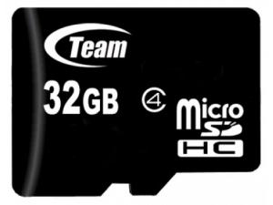 SecureDigital Micro 32GB Class 4 (SDHC) Team