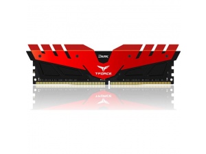 Team T-Force Dark 16GB DDR4 2666MHz Gaming Soğutuculu Ram Bellek Kırmızı