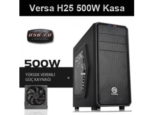 Thermaltake Versa H25 500W USB 3.0 Pencereli Kasa CA-3C2-50M1WE-00