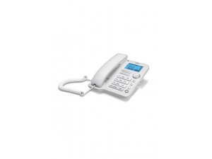 Ttec Plus - Tk3800 Kablolu Telefon - Beyaz & Gümüş - Tk3800