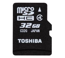 MicroSDHC 32GB Class 4 Toshiba