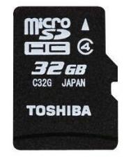 SD-C32GJ-BL5A 32GB Toshiba