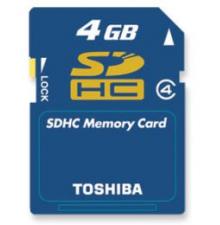 SDHC 4GB Toshiba