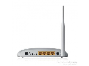 TP-Link TD-W8951ND 150Mbps N Kablosuz 4-Port 5dBi Değiştirelebilir Antenli WPS ADSL 2/2+/Router/AP