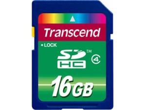 SDHC 16GB Class 4 Transcend