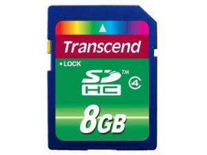 SDHC 8GB Class 4 Transcend