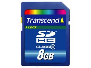 SDHC 8GB Class 6 (TS8GSDHC6) Transcend
