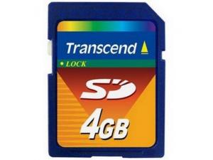 SecureDigital 4GB (SD) Transcend