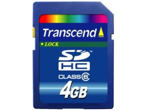 SecureDigital 4GB (SDHC) Transcend