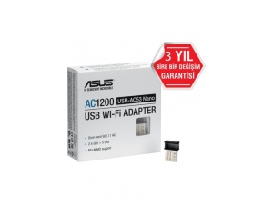 Asus USB-AC53 Nano DualBand Kablosuz Nano USB Adaptör