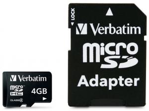 microSDHC 4GB Verbatim