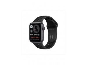 Apple Watch Nike Seri 6 40mm GPS Space Gray Alüminyum Kasa ve Anthracite/Siyah Nike Spor Kordon M00X3TU/A